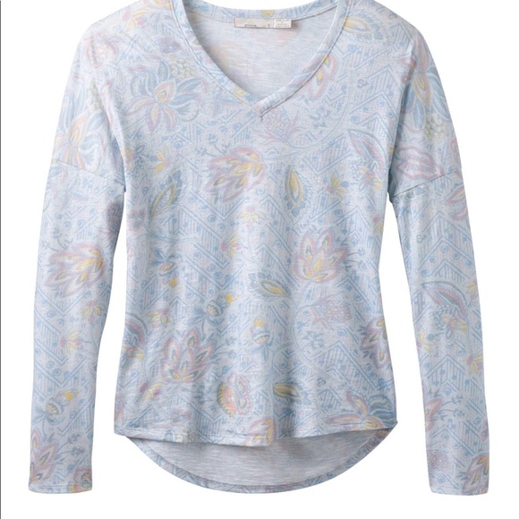 prAna Shiloh Top - NWT Women’s Organic Blue Sierra - Picture 5 of 5